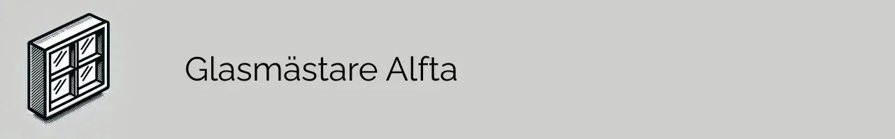 Glasmästare Alfta