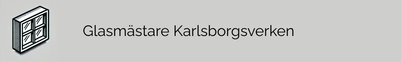 Glasmästare Karlsborgsverken